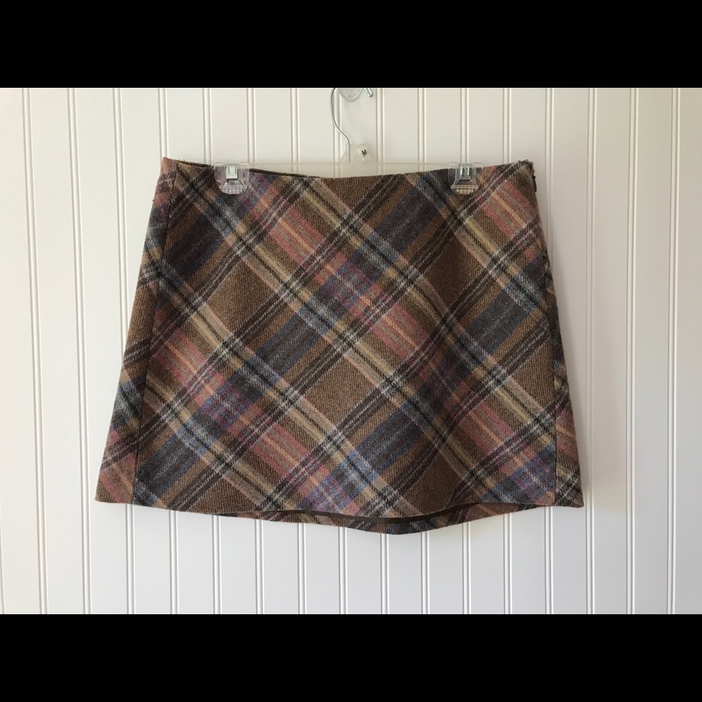 Gap Wool Plaid Skirt - Picture 3 of 3